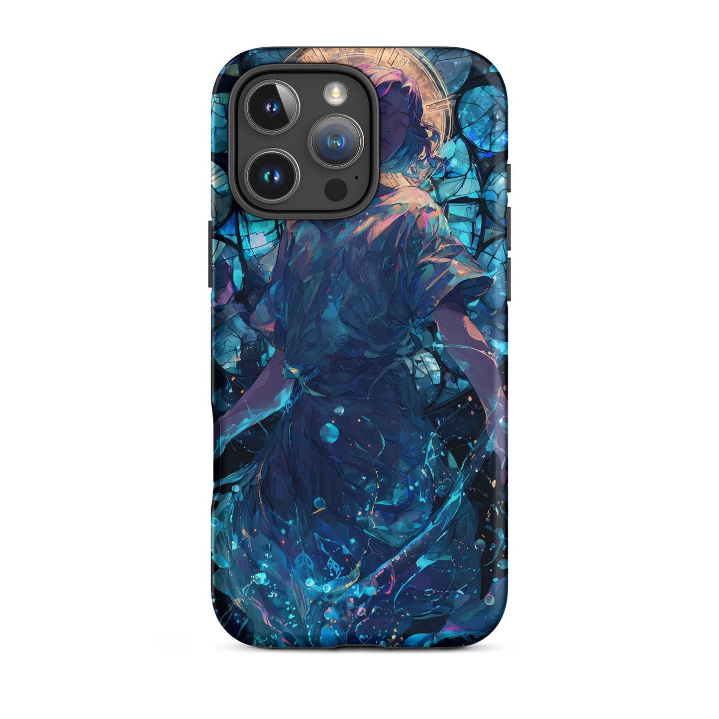 Aquarius Zodiac Sign Fan Art Tough Case for iPhone® - Chromavolt
