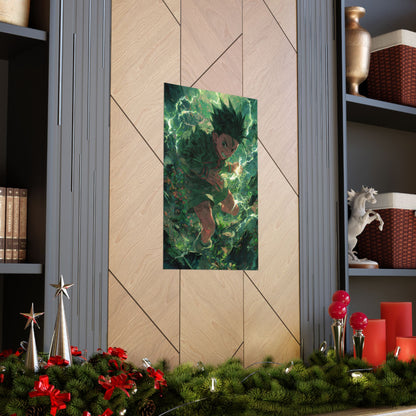 Gon Freecss, Hunter X Hunter Anime Matte Vertical Poster Wall Art