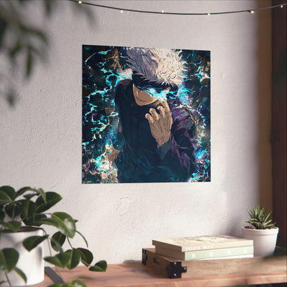 Jujutsu Kaisen Gojo Satoru Matte Vertical Poster Wall Art