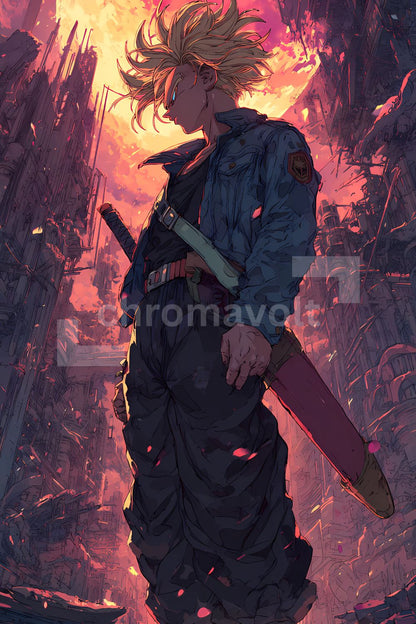 Dragon Ball Super, DBZ Anime Posters, Matte Vertical Poster Wall Art