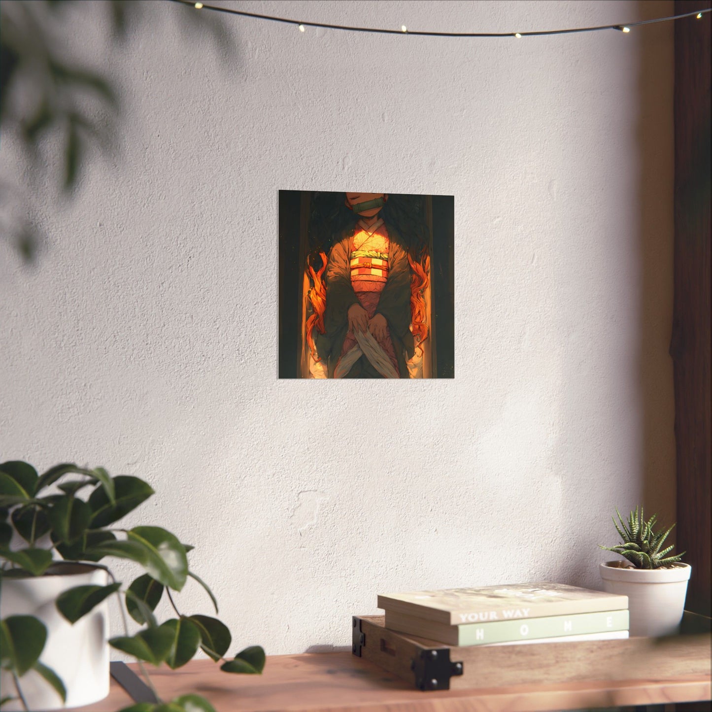 Sleeping Nezuko, Demon Slayer Anime Matte Vertical Poster Wall Art