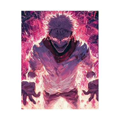 Ryomen Sukuna, Jujutsu Kaisen Anime Fan Art Vertical Poster Wall Art