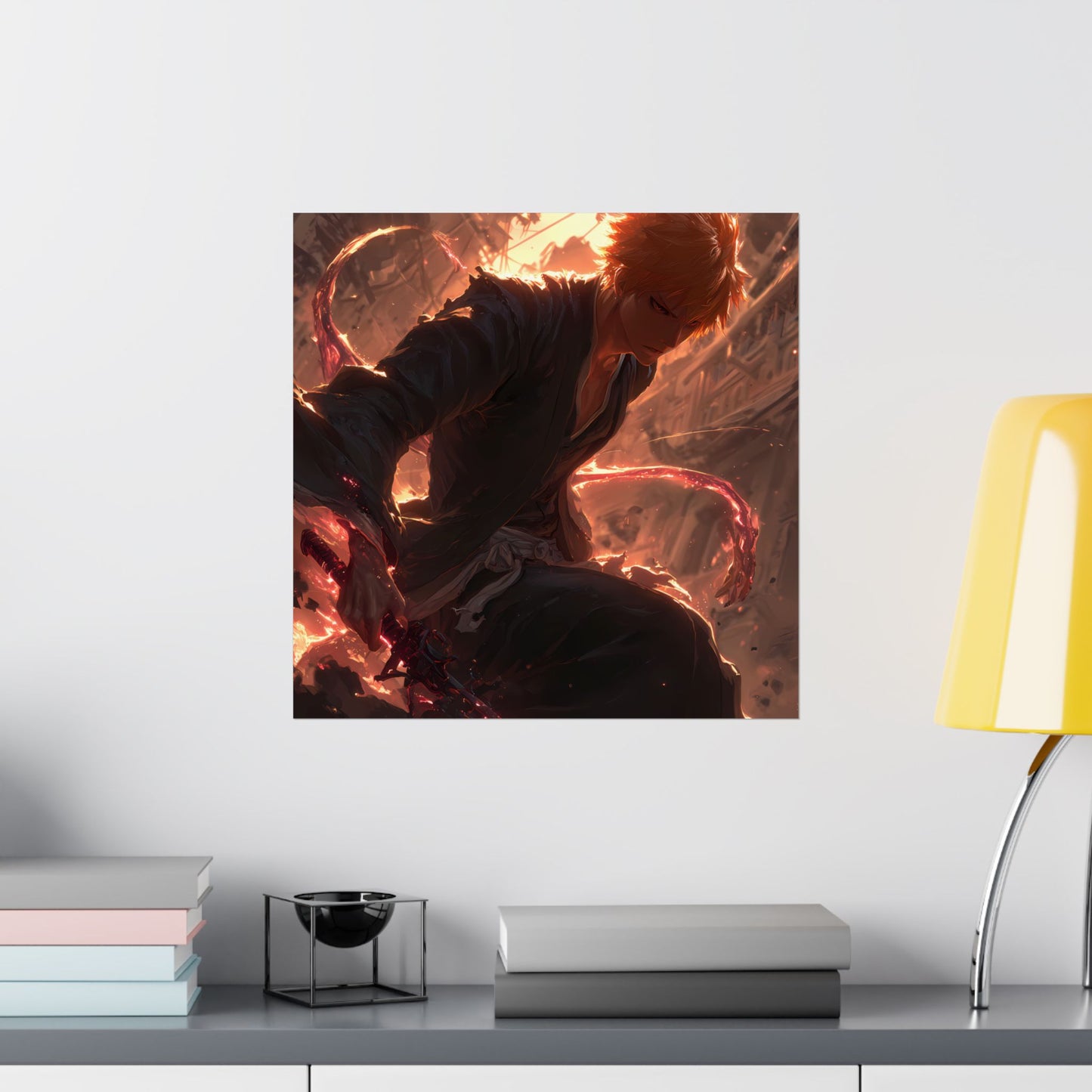 Ichigo Kurosaki Bleach Thousand Year Blood War Anime Matte Vertical Poster Wall Art
