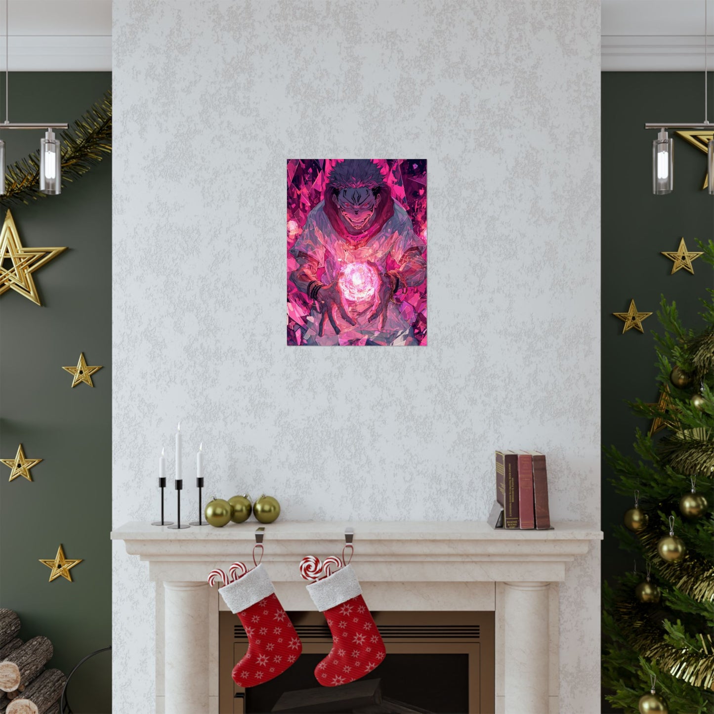 Ryomen Sukuna, Jujutsu Kaisen Anime Matte Vertical Poster Wall Art