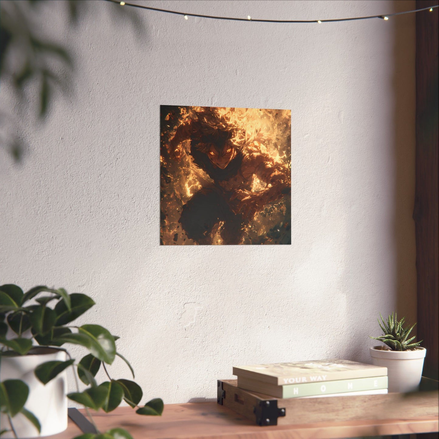Black Clover Asta Anime Matte Vertical Poster Wall Art