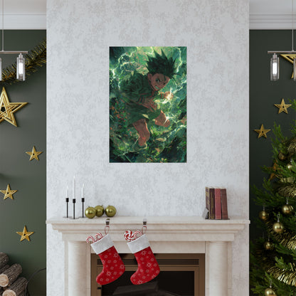 Gon Freecss, Hunter X Hunter Anime Matte Vertical Poster Wall Art