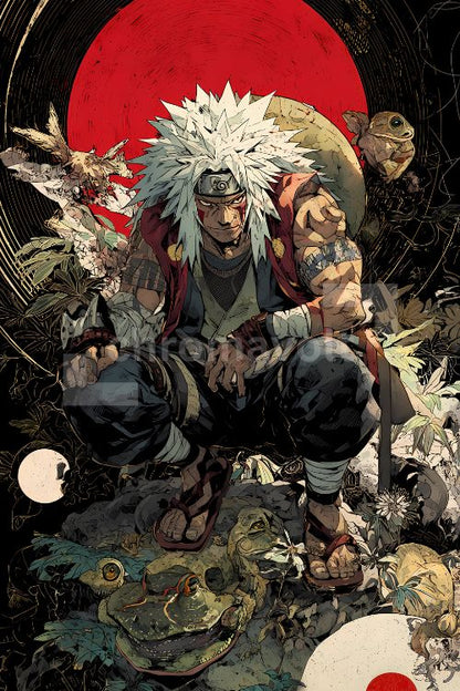 Naruto Shippuden Anime Posters, Matte Vertical Poster Wall Art