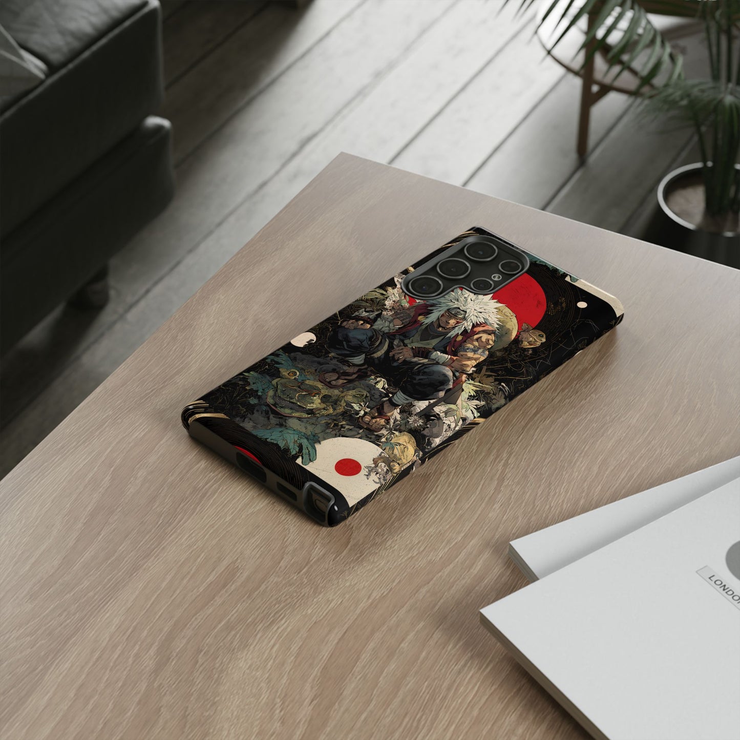 Jiraiya Sensei Naruto Shippuden Anime-Inspired Phone Case: Tough Cases, Phone Cover