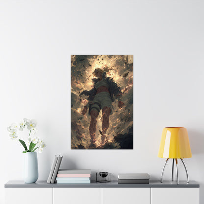 Tsunade Senju, Naruto Shippuden Anime Fan Art Matte Vertical Poster Wall Art