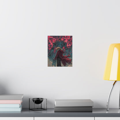 Edward and Alphonse Elric, Fullmetal Alchemist Brotherhood Anime Matte Vertical Poster Wall Art
