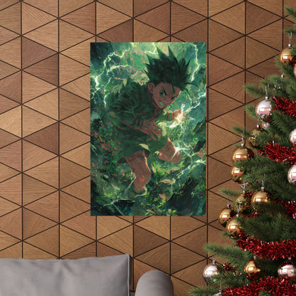 Gon Freecss, Hunter X Hunter Anime Matte Vertical Poster Wall Art