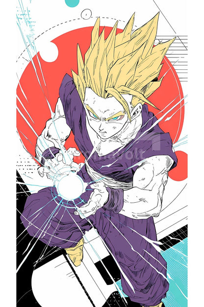 Dragon Ball Anime Posters, Matte Vertical Poster Wall Art 24 in x 36 in