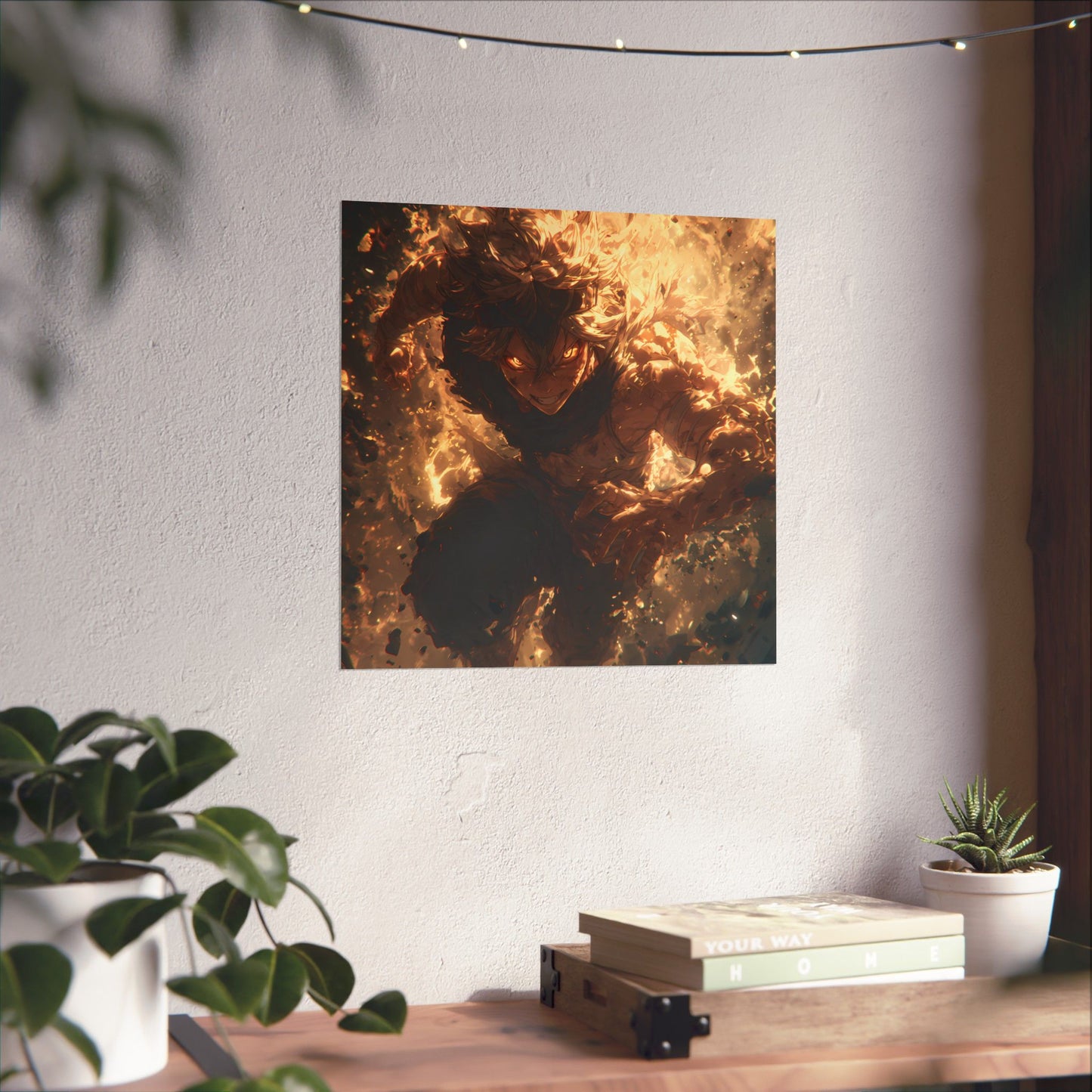 Black Clover Asta Anime Matte Vertical Poster Wall Art