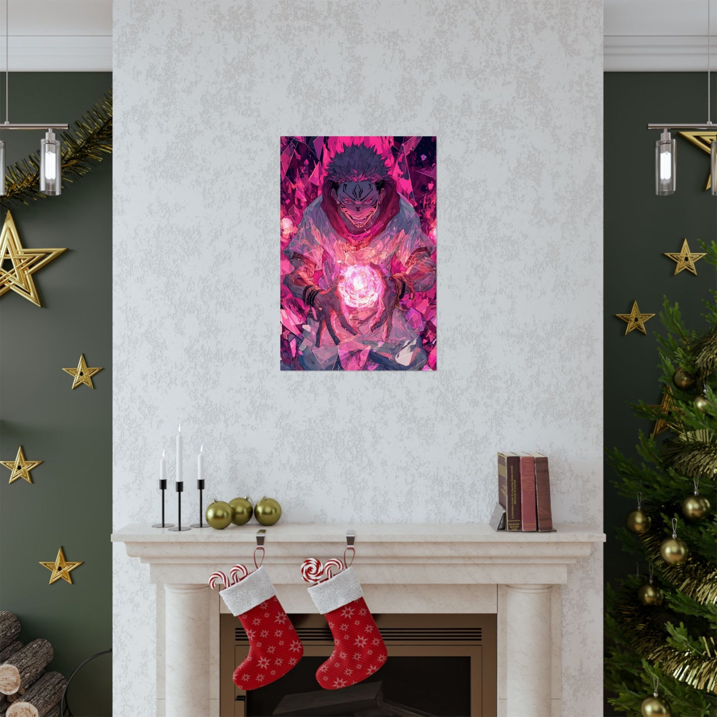 Ryomen Sukuna, Jujutsu Kaisen Anime Matte Vertical Poster Wall Art