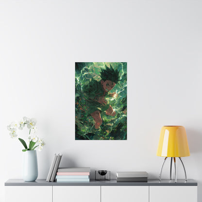 Gon Freecss, Hunter X Hunter Anime Matte Vertical Poster Wall Art