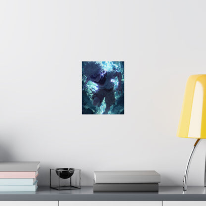 Killua Zoldyck, Hunter X Hunter Anime Matte Vertical Poster Wall Art