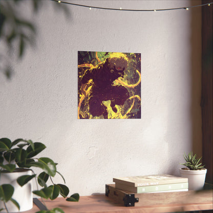Tokyo Ghoul One Eyed Ghoul Kaneki Ken Anime Fan Art Matte Vertical Poster Wall Art
