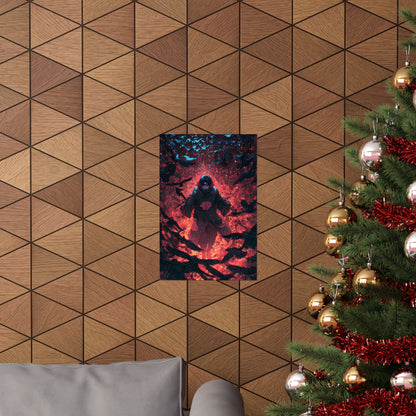 Itachi Uchiha, Tsukuyomi Naruto Shippuden Anime Fan Art Vertical Poster Wall Art