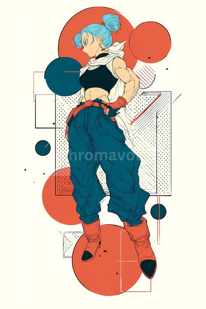 Dragon Ball Anime Posters, Matte Vertical Poster Wall Art 24 in x 36 in