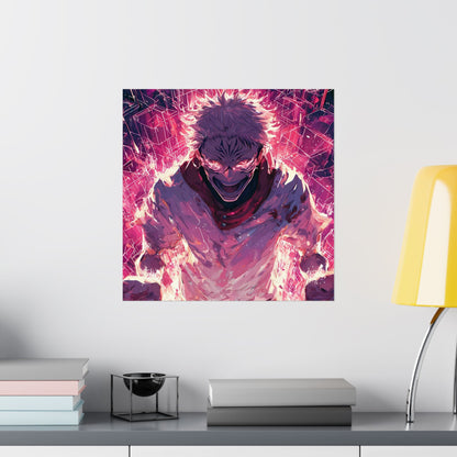 Ryomen Sukuna, Jujutsu Kaisen Anime Fan Art Vertical Poster Wall Art