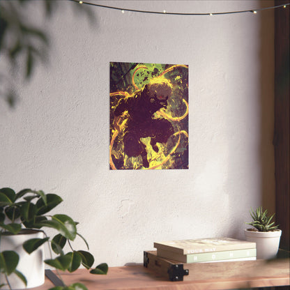 Tokyo Ghoul One Eyed Ghoul Kaneki Ken Anime Fan Art Matte Vertical Poster Wall Art