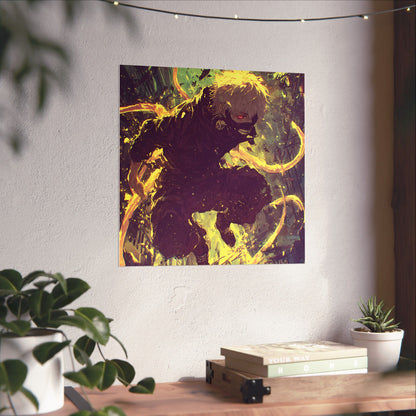 Tokyo Ghoul One Eyed Ghoul Kaneki Ken Anime Fan Art Matte Vertical Poster Wall Art