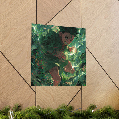 Gon Freecss, Hunter X Hunter Anime Matte Vertical Poster Wall Art