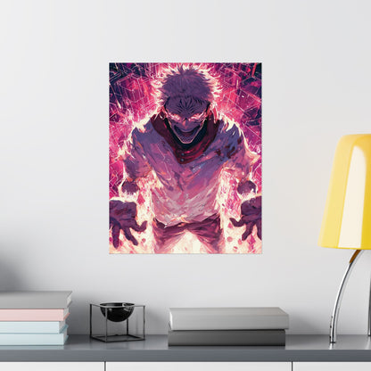 Ryomen Sukuna, Jujutsu Kaisen Anime Fan Art Vertical Poster Wall Art