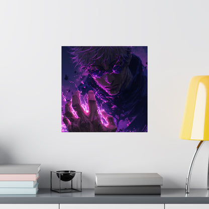 Gojo Satoru, Limitless Power Jujutsu Kaisen Anime Matte Vertical Poster Wall Art