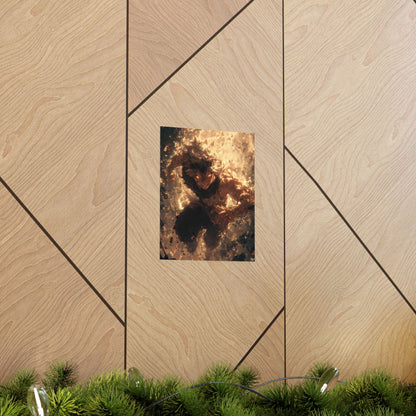Black Clover Asta Anime Matte Vertical Poster Wall Art