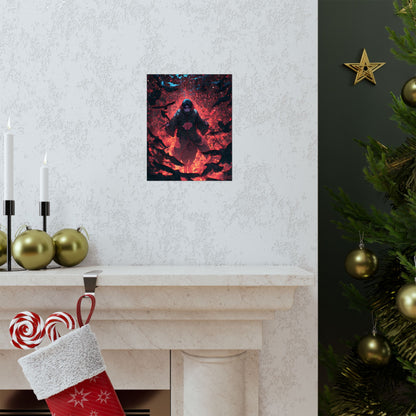Itachi Uchiha, Tsukuyomi Naruto Shippuden Anime Fan Art Vertical Poster Wall Art