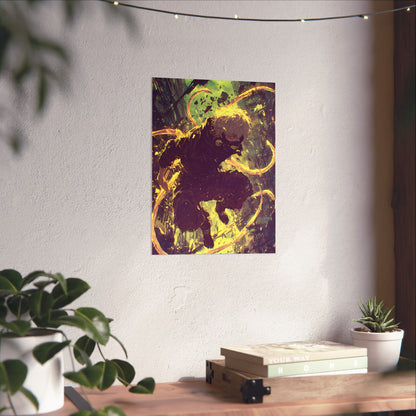 Tokyo Ghoul One Eyed Ghoul Kaneki Ken Anime Fan Art Matte Vertical Poster Wall Art