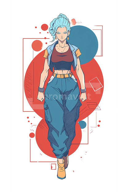 Dragon Ball Anime Posters, Matte Vertical Poster Wall Art 24 in x 36 in