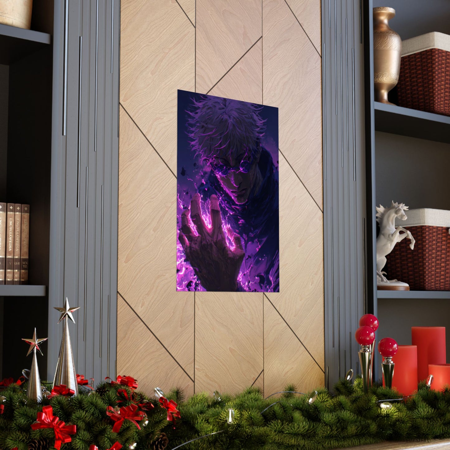 Gojo Satoru, Limitless Power Jujutsu Kaisen Anime Matte Vertical Poster Wall Art
