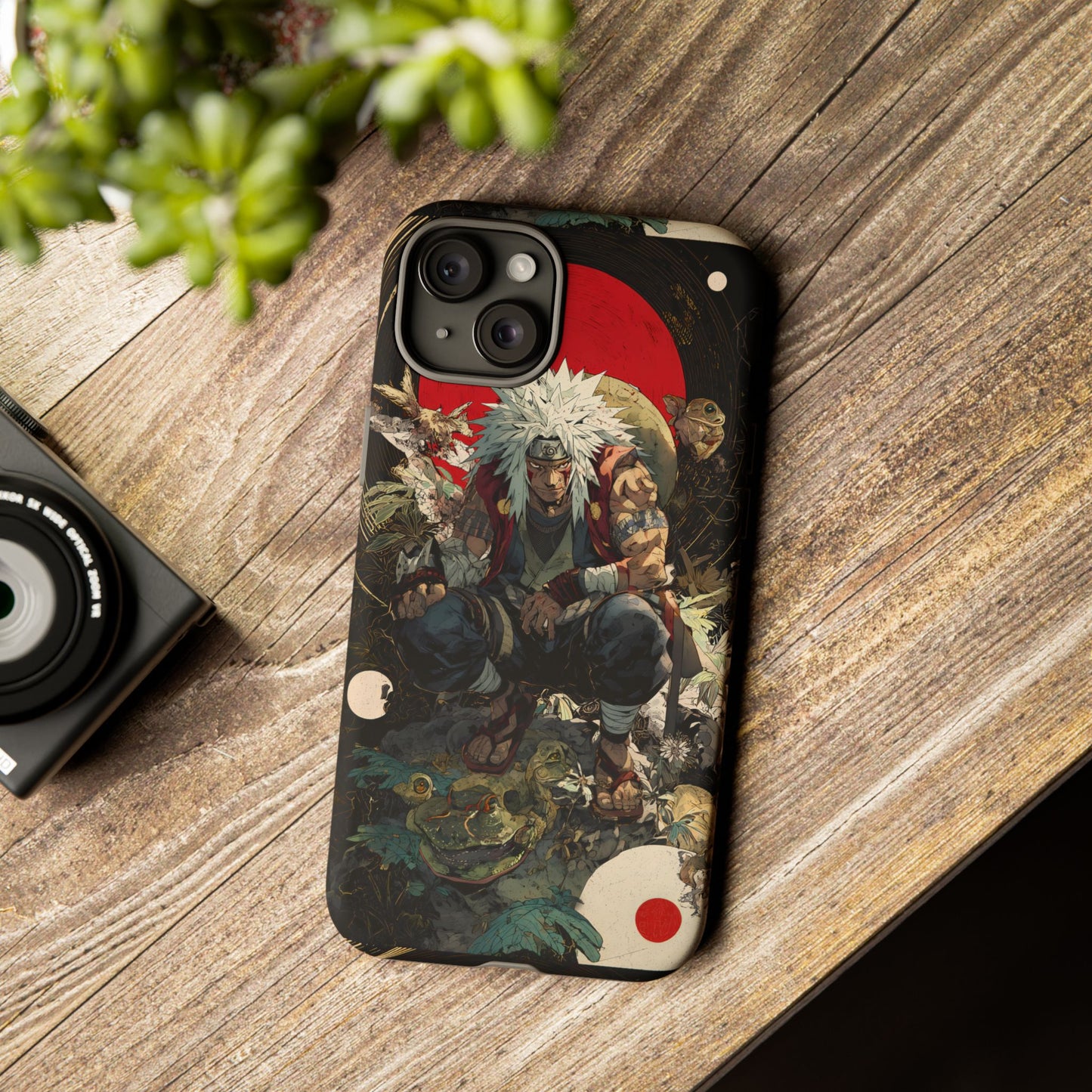Jiraiya Sensei Naruto Shippuden Anime-Inspired Phone Case: Tough Cases, Phone Cover