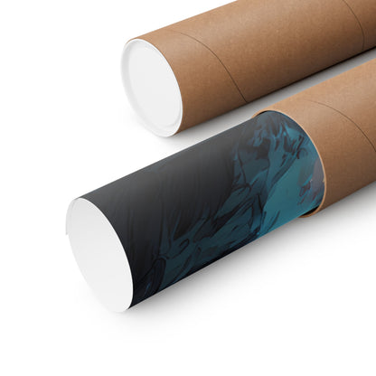 Super Saiyan Blue Goku, Dragon Ball Super Anime Fan Art Matte Vertical Poster Wall Art