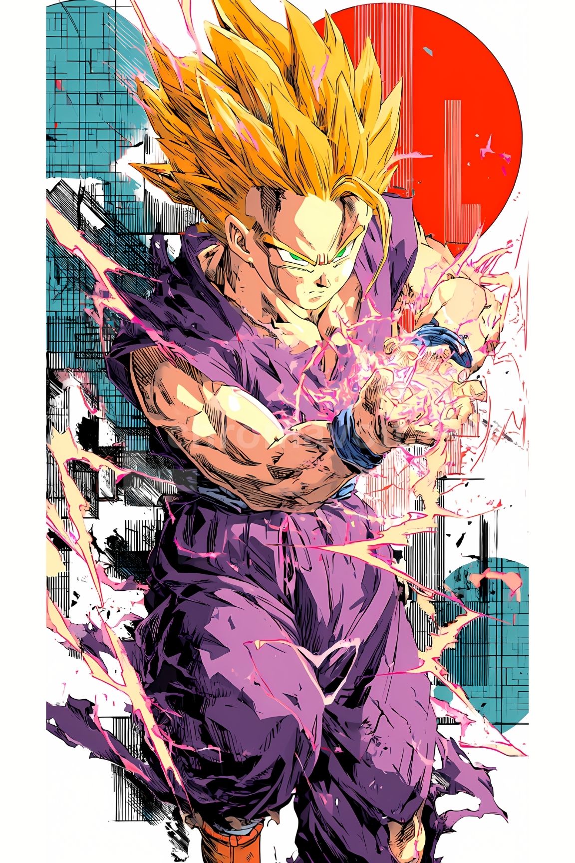 Dragon Ball Anime Posters, Matte Vertical Poster Wall Art 24 in x 36 in