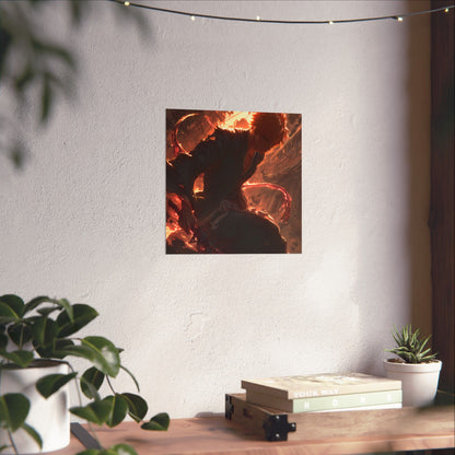 Ichigo Kurosaki Bleach Thousand Year Blood War Anime Matte Vertical Poster Wall Art