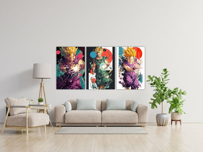 Dragon Ball Anime Posters, Matte Vertical Poster Wall Art 24 in x 36 in