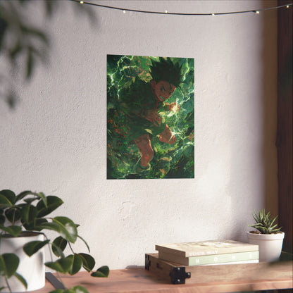 Gon Freecss, Hunter X Hunter Anime Matte Vertical Poster Wall Art