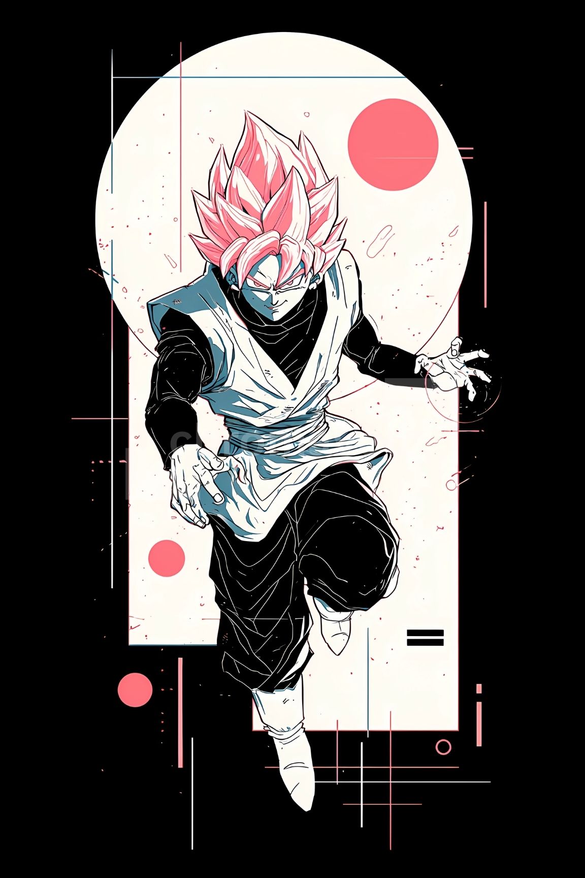 Dragon Ball Anime Posters, Matte Vertical Poster Wall Art 24 in x 36 in