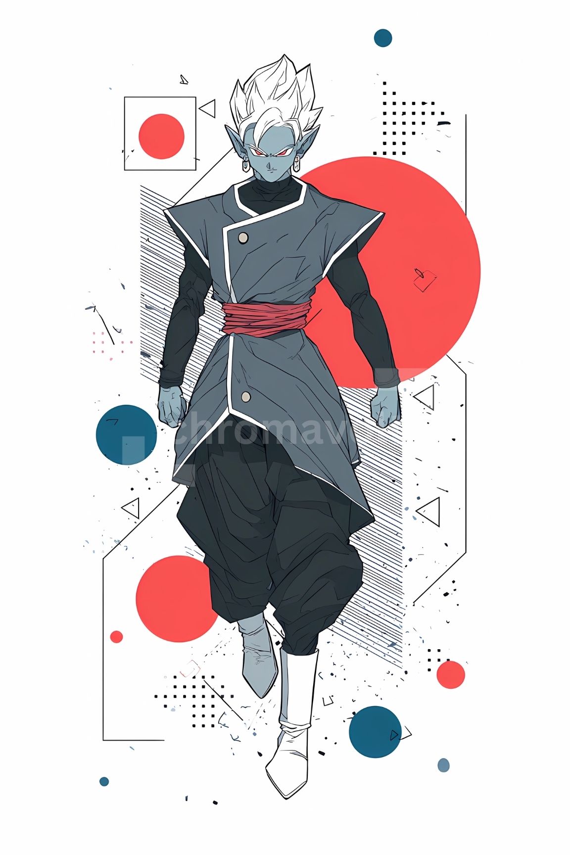 Dragon Ball Anime Posters, Matte Vertical Poster Wall Art 24 in x 36 in