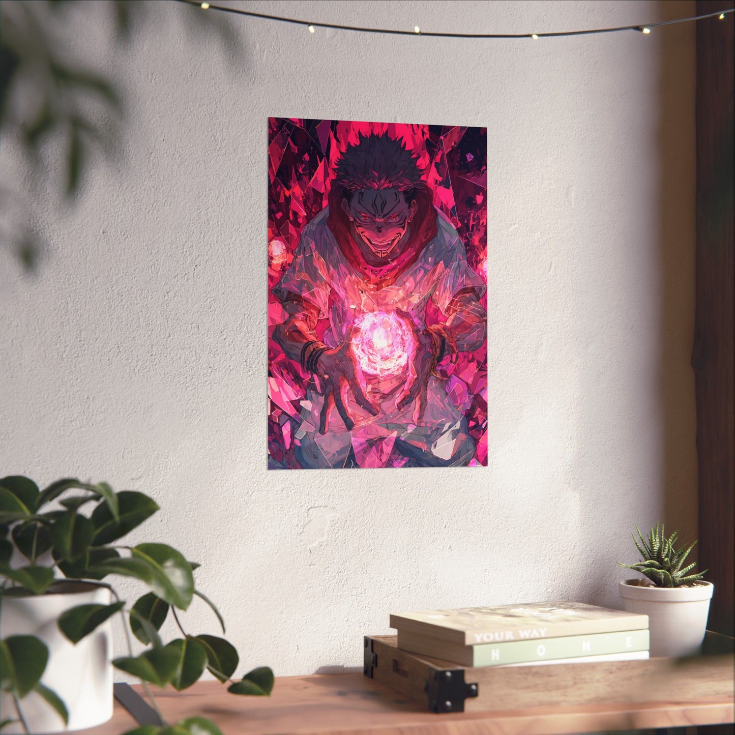 Ryomen Sukuna, Jujutsu Kaisen Anime Matte Vertical Poster Wall Art
