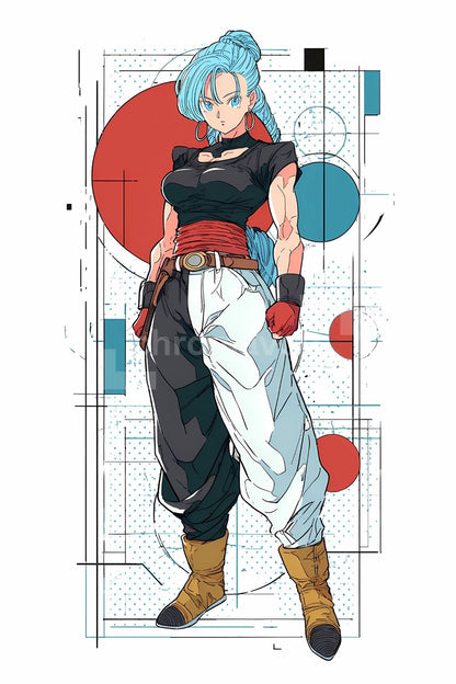 Dragon Ball Anime Posters, Matte Vertical Poster Wall Art 24 in x 36 in