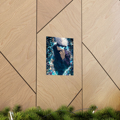 Jujutsu Kaisen Gojo Satoru Matte Vertical Poster Wall Art