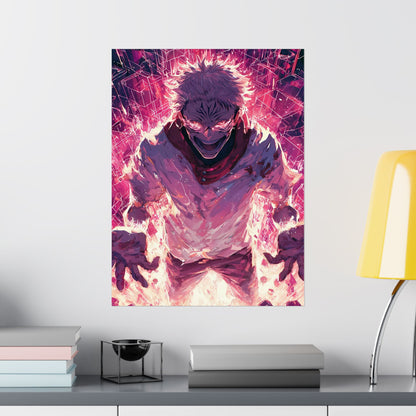 Ryomen Sukuna, Jujutsu Kaisen Anime Fan Art Vertical Poster Wall Art