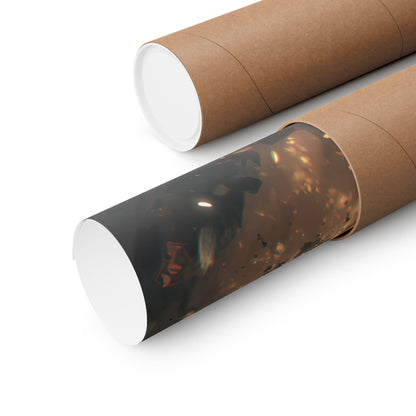 Black Clover Asta Anime Matte Vertical Poster Wall Art