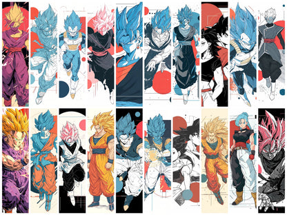 Dragon Ball Anime Posters, Matte Vertical Poster Wall Art 24 in x 36 in
