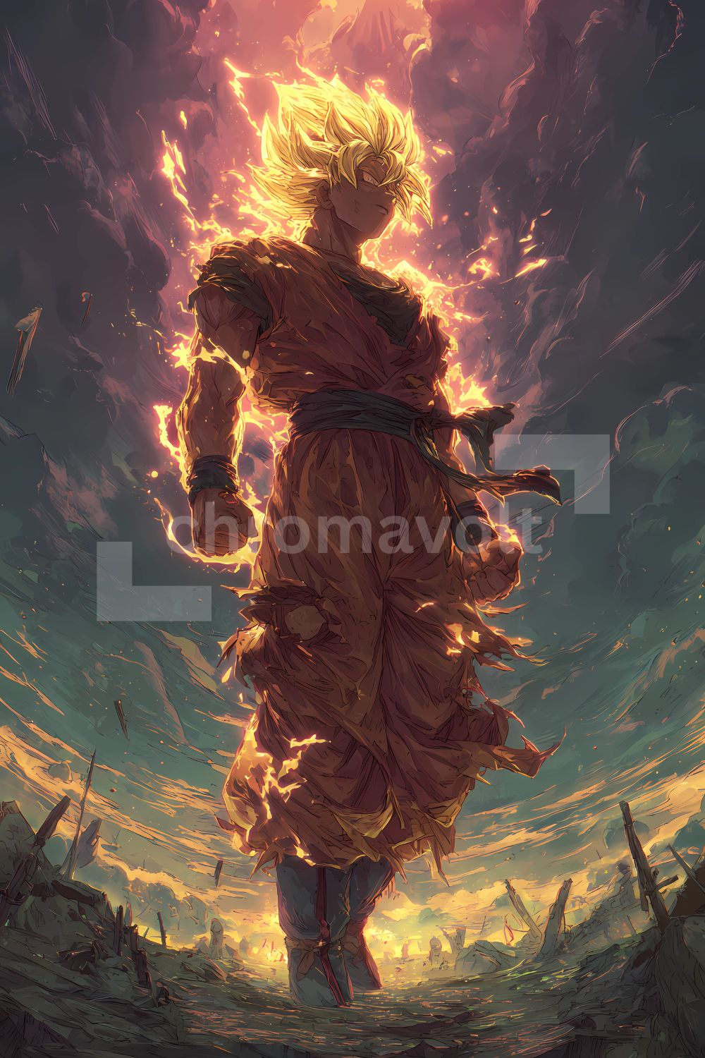 Dragon Ball Super, DBZ Anime Posters, Matte Vertical Poster Wall Art