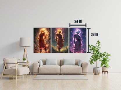 Dragon Ball Super, DBZ Anime Posters, Matte Vertical Poster Wall Art